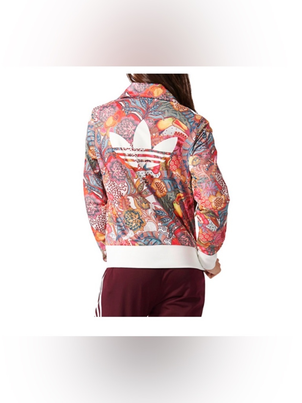Adidas Originals X Farm Rio Fugiprabali Firebird Floral Track Jacket Size XS - Picture 4 of 8
